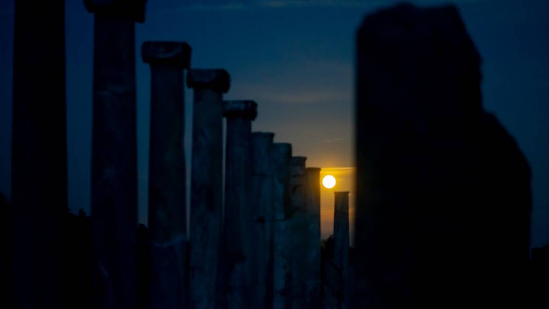 İlkbaharın ilk dolunayı Antalya'da ilgiyle izlendi 5