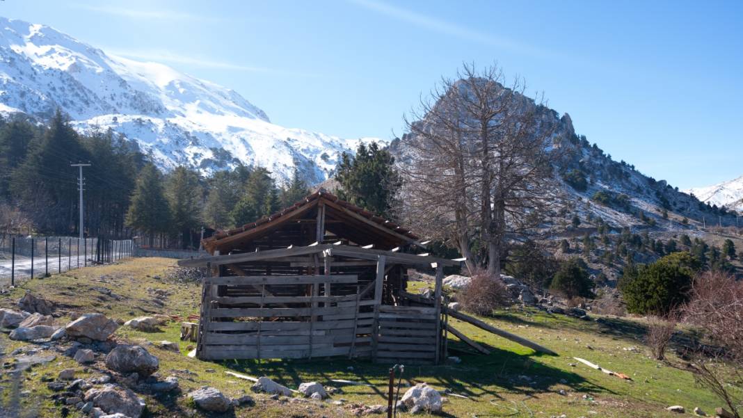 Beydağları'nın bir yanı kış, bir yanı ilkbahar 7