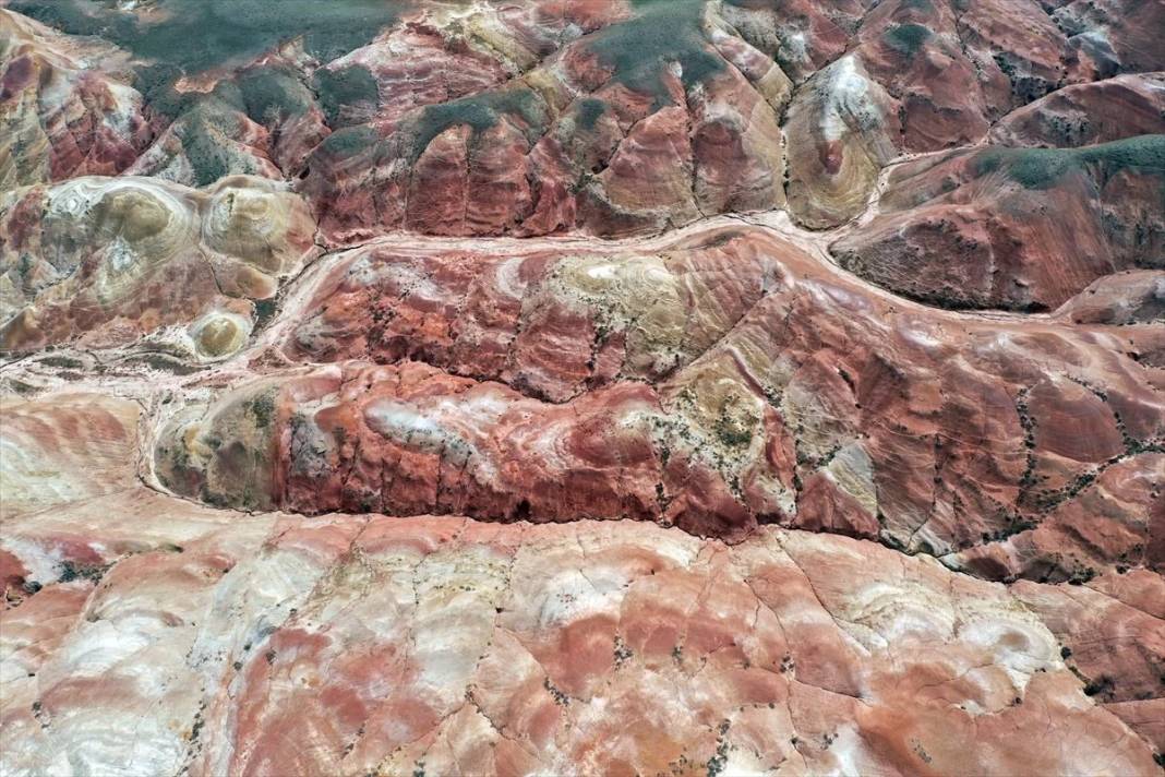 Iğdır'daki Gökkuşağı Tepeleri'nde ilkbahar güzelliği 12