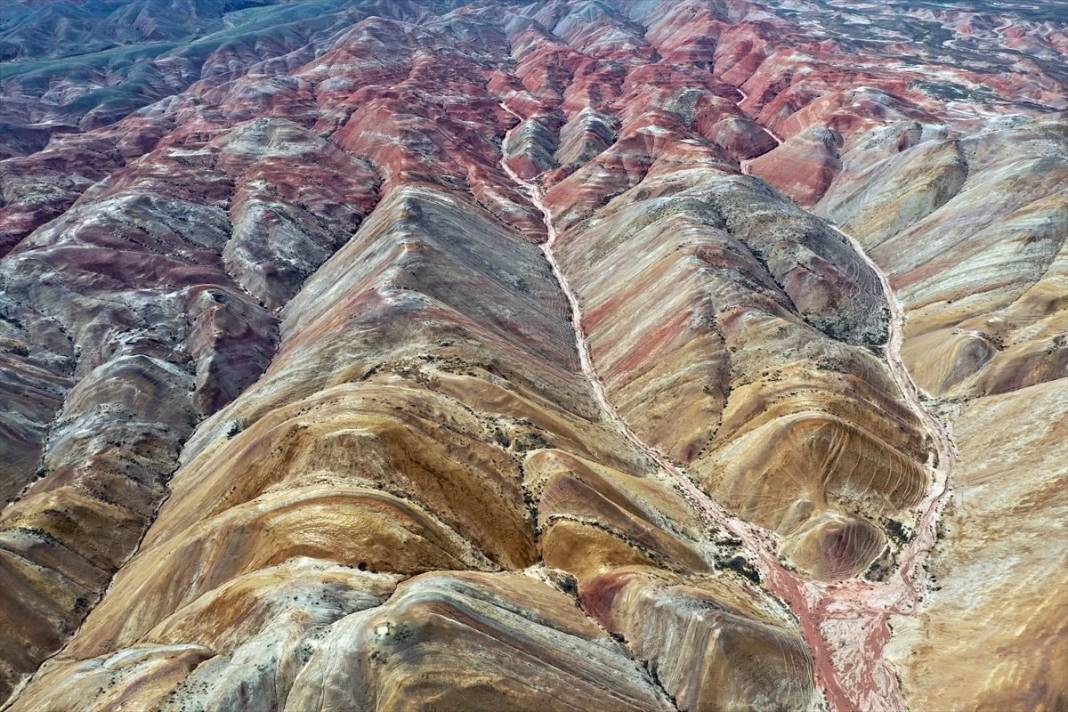 Iğdır'daki Gökkuşağı Tepeleri'nde ilkbahar güzelliği 9
