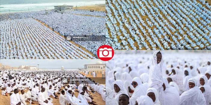 Senegal'de bembeyaz bir bayramı namazı