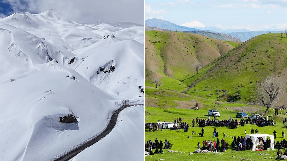 Hakkari'nin bir tarafı bahar diğer tarafı kış 15