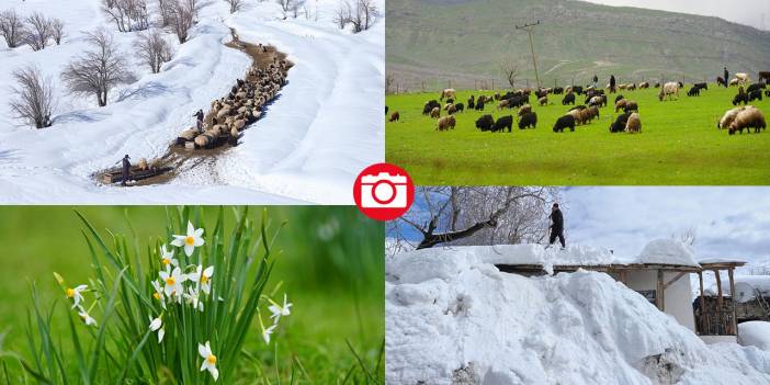 Hakkari'nin bir tarafı bahar diğer tarafı kış