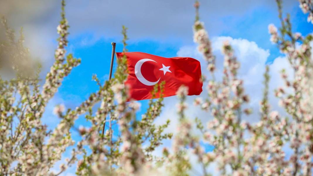 Bahçeler badem çiçekleri ile beyaza boyandı 14