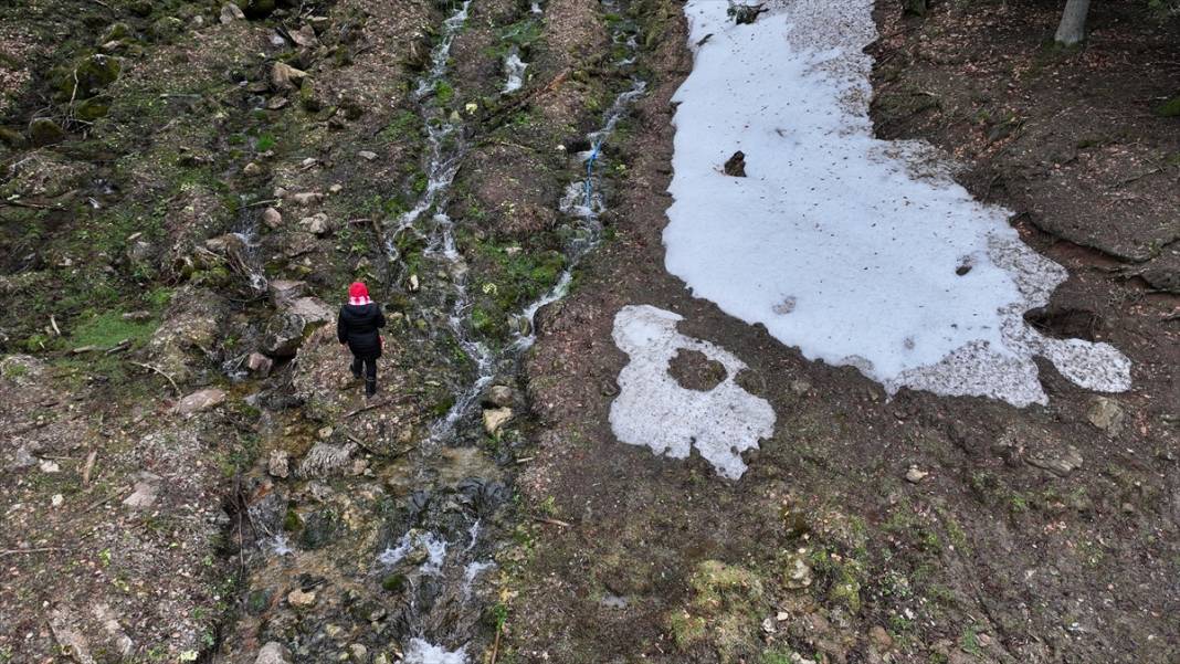 Düzce'nin yaylalarında iki mevsim bir arada 12