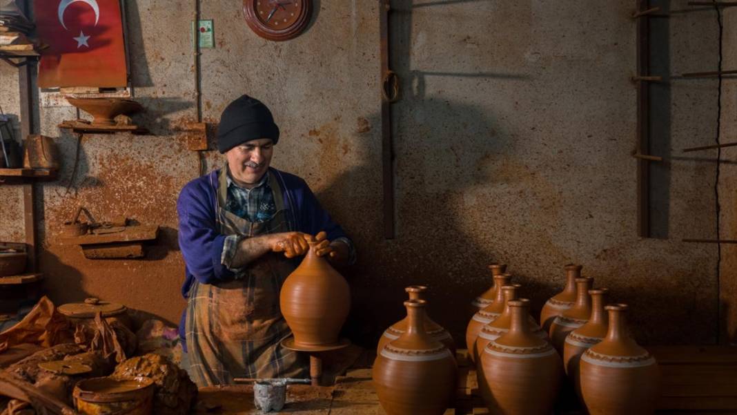 Çömlekçilik geleneği Karacasu'da devam ediyor 1