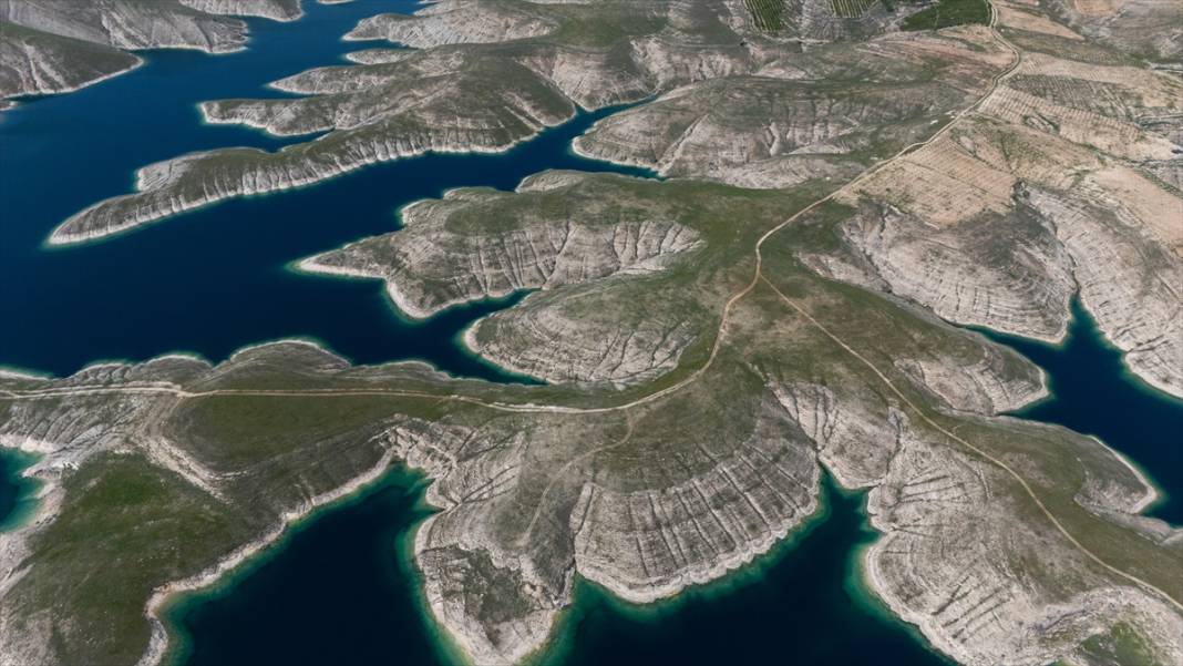 Maldivler değil Adıyaman: Rahmet yağdırıldı kartpostallık görüntüler oluştu 2