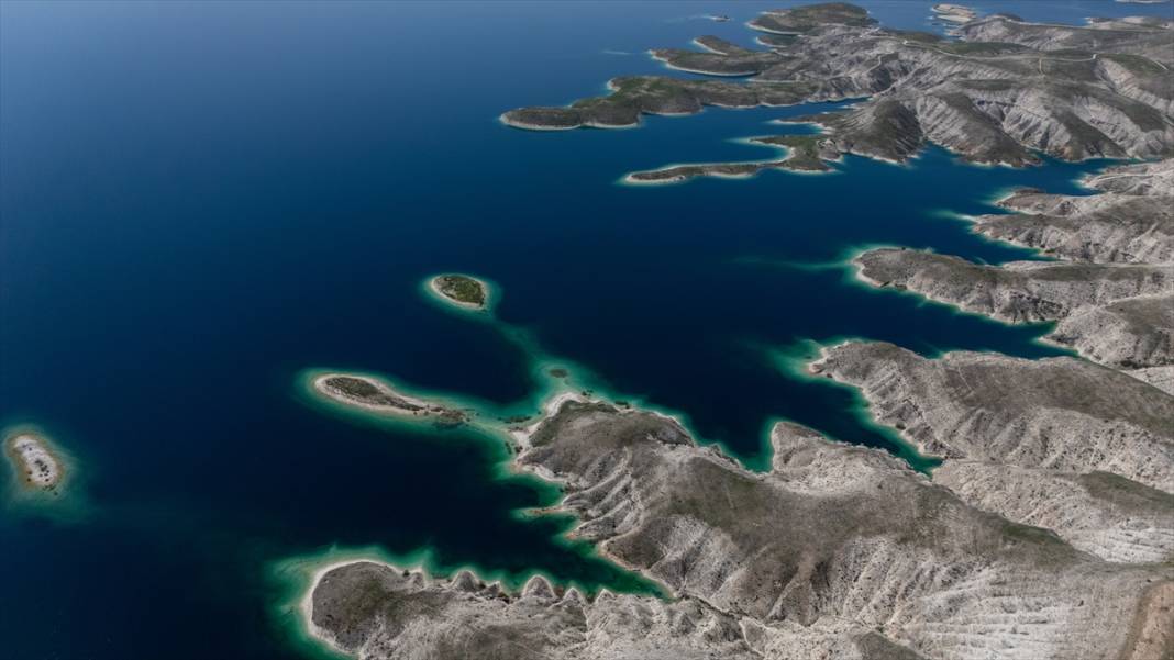 Maldivler değil Adıyaman: Rahmet yağdırıldı kartpostallık görüntüler oluştu 3