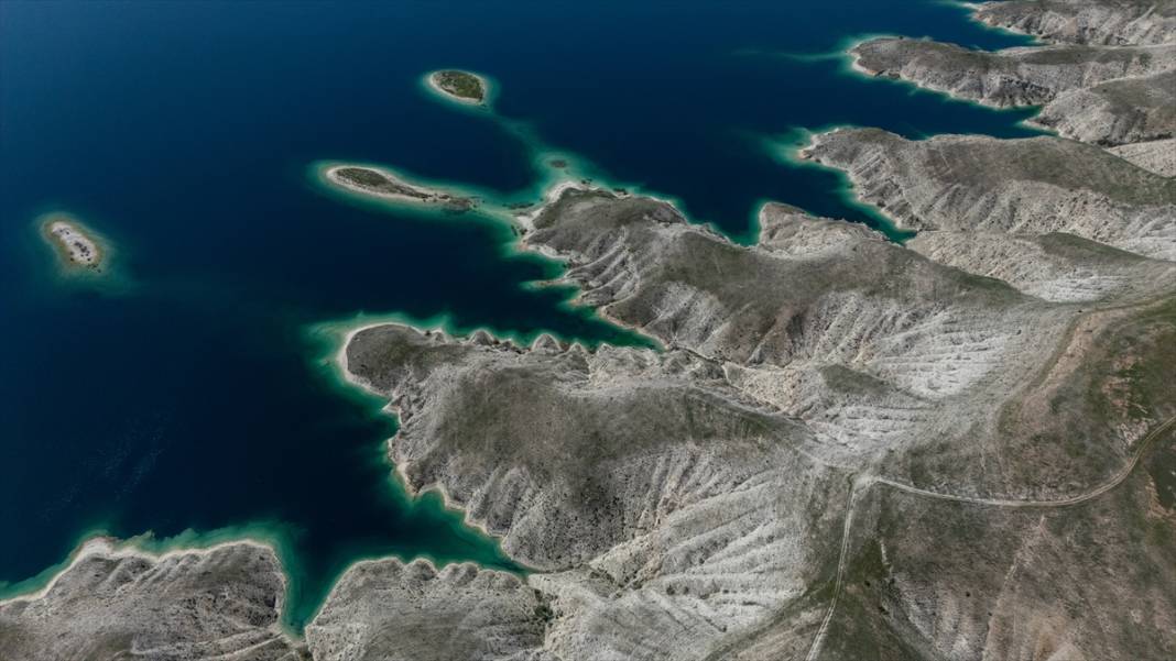 Maldivler değil Adıyaman: Rahmet yağdırıldı kartpostallık görüntüler oluştu 4