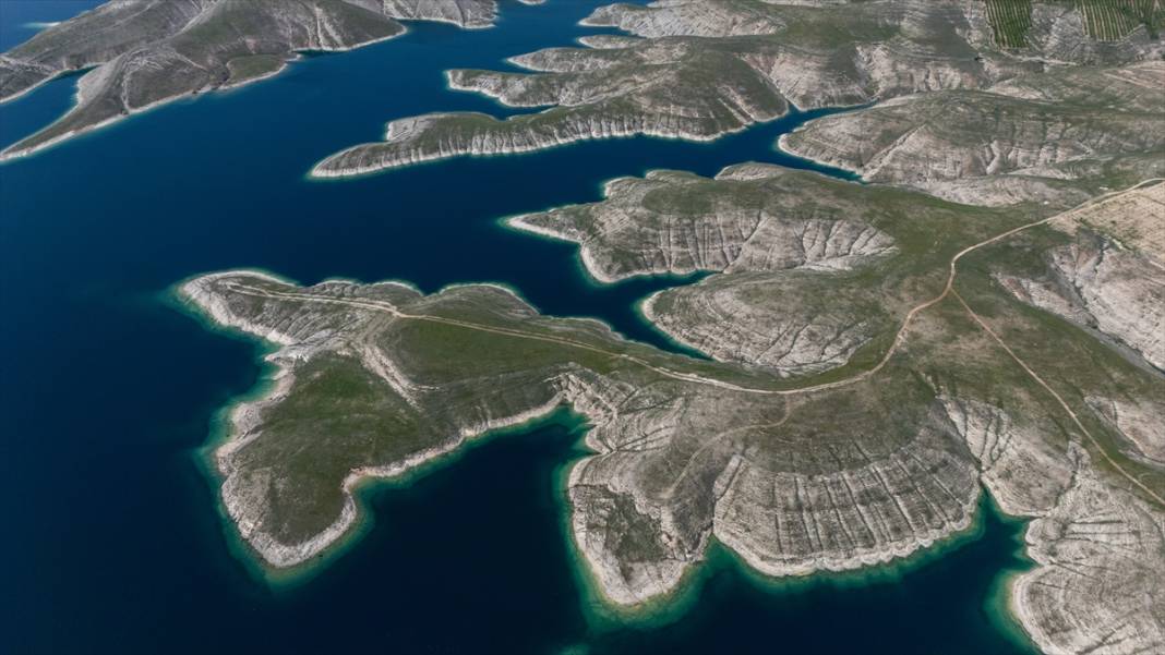 Maldivler değil Adıyaman: Rahmet yağdırıldı kartpostallık görüntüler oluştu 6