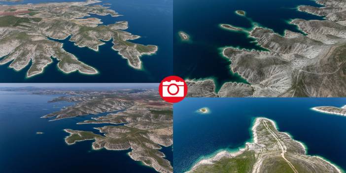 Maldivler değil Adıyaman: Rahmet yağdırıldı kartpostallık görüntüler oluştu