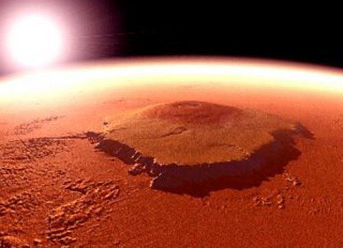 Kainatın en büyük volkanik dağı 10