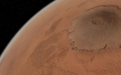 Kainatın en büyük volkanik dağı 14