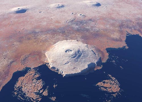 Kainatın en büyük volkanik dağı 17