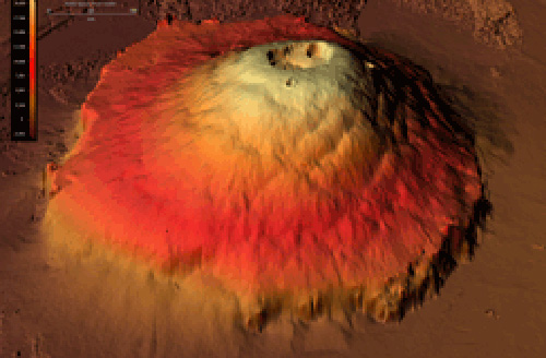 Kainatın en büyük volkanik dağı 8