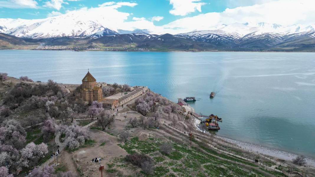 Bir yanda kar, bir yanda çiçek: Akdamar 11