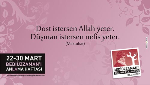 Gaziantep Bediüzzaman'ı Anlama ve Anma Platformu 10