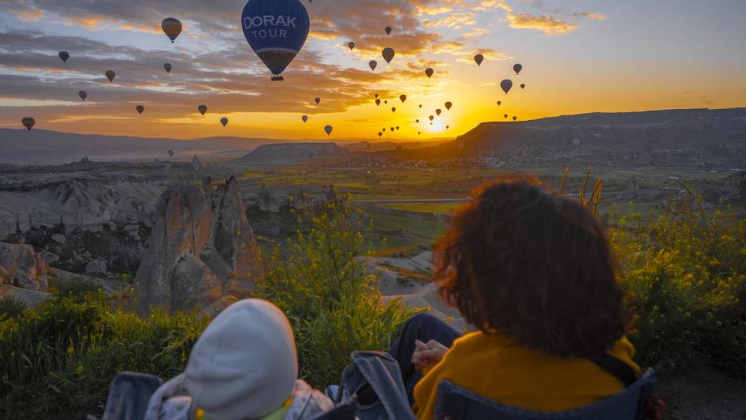 Kapadokya'da gün doğumu 8