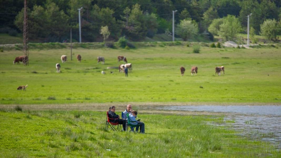 Denizli'nin saklı cenneti 'Yayla Gölü' 5