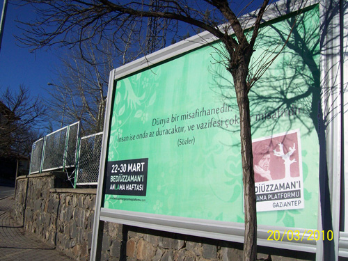 Gaziantep Bilboardlarında Risale-i Nur 1