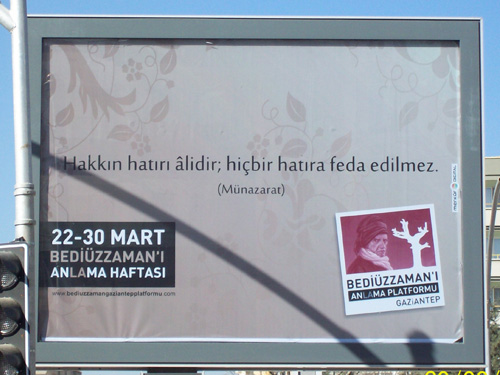Gaziantep Bilboardlarında Risale-i Nur 14