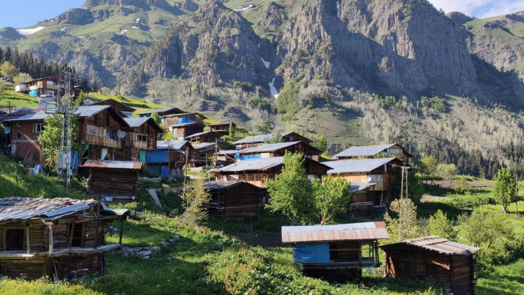 Tamamı ahşap evlerden oluşan, yemyeşil bir köy 7