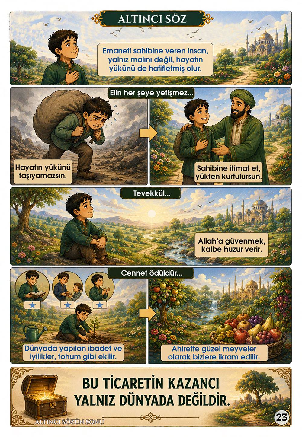 Risale-i Nur'dan 'Küçük Sözler'in çizgi romanı: Küçük Sözler'in Büyük Hikayesi 24