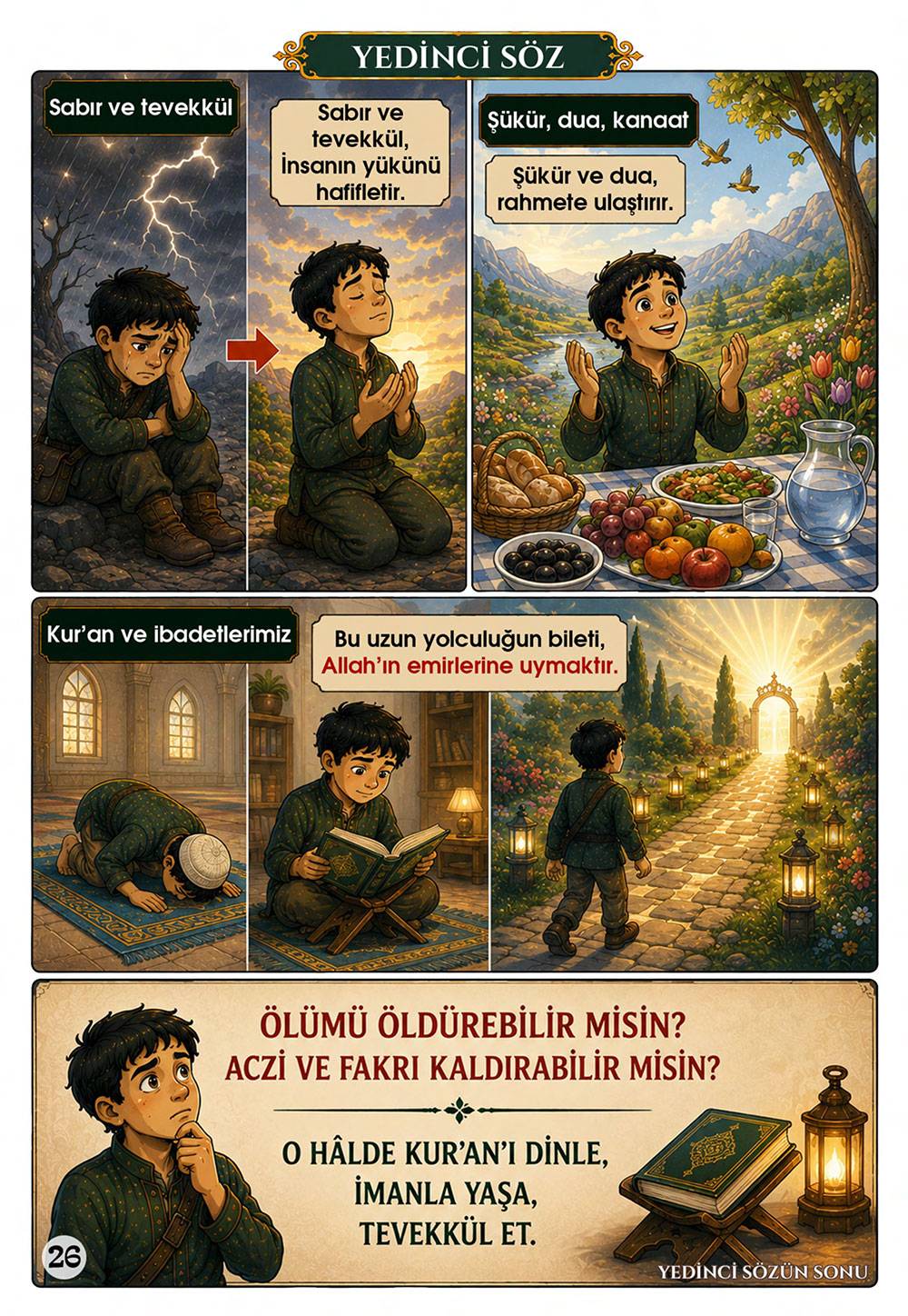 Risale-i Nur'dan 'Küçük Sözler'in çizgi romanı: Küçük Sözler'in Büyük Hikayesi 27