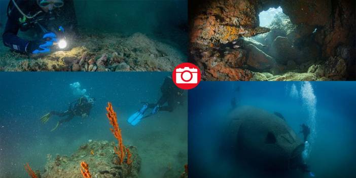 Kuşadası'nın su altı güzelliklerini keşfediyorlar