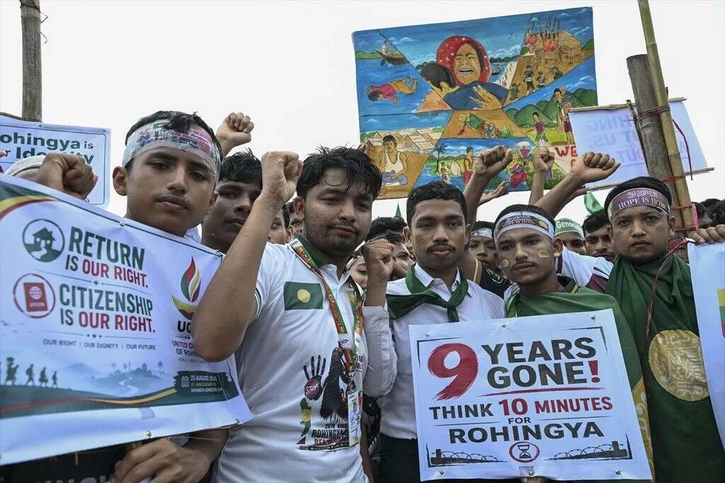 Arakanlı Müslümanlar, zorunlu göçün 9’uncu yılında 'adalet' için meydanlarda 8