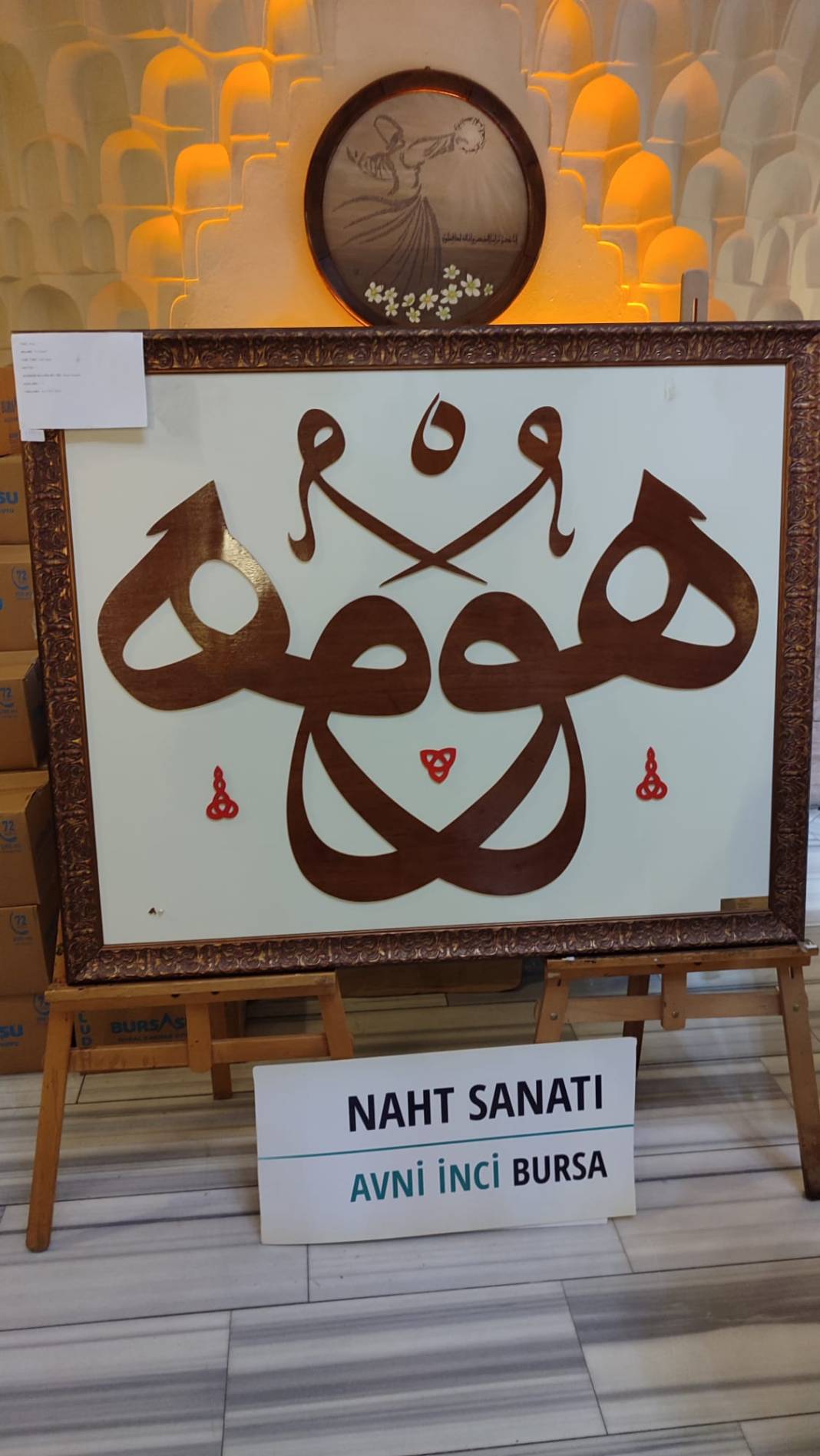 Naht sanatçısı Avni İnci'nin, 'Naht ve Tesbih Sergisi' ziyarete açıldı 18
