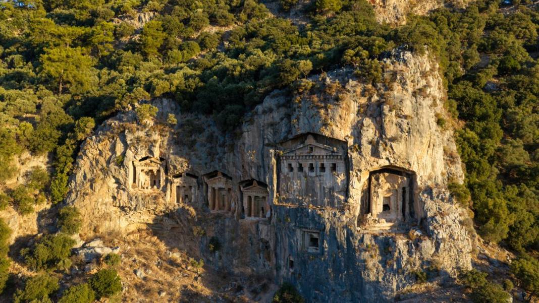Dalyan'ın güzellikleri havadan görüntülendi 12