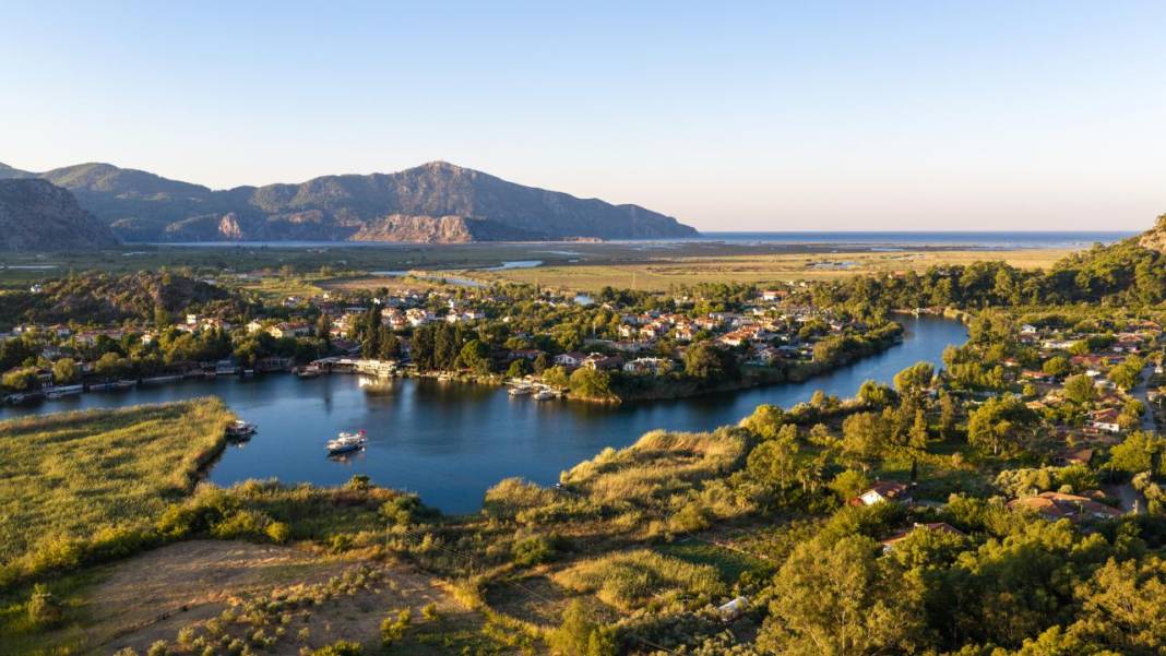 Dalyan'ın güzellikleri havadan görüntülendi 13