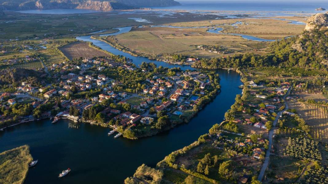 Dalyan'ın güzellikleri havadan görüntülendi 15