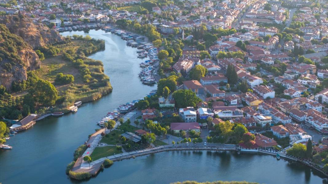 Dalyan'ın güzellikleri havadan görüntülendi 16