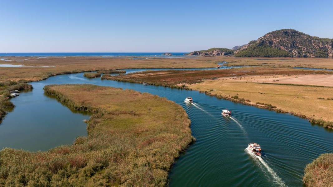 Dalyan'ın güzellikleri havadan görüntülendi 18