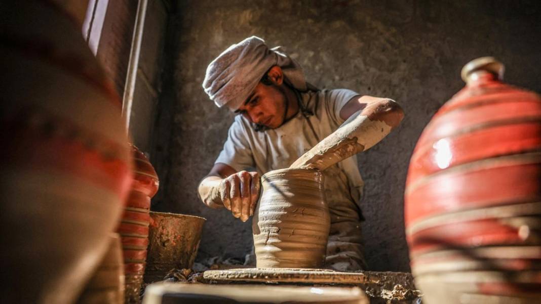 Suriye'de 19 yaşındaki genç çömlekçi kültürel mirası geleceğe taşıyor 4