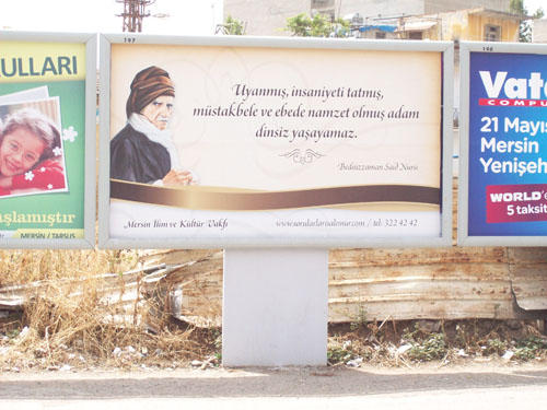 Risale-i Nur Mersin bilboardlarında 5