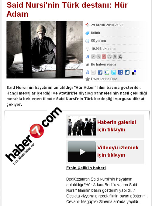 Hür Adam'ı medya böyle gördü 11