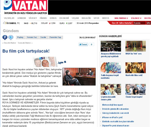 Hür Adam'ı medya böyle gördü 4