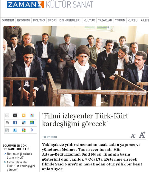 Hür Adam'ı medya böyle gördü 5