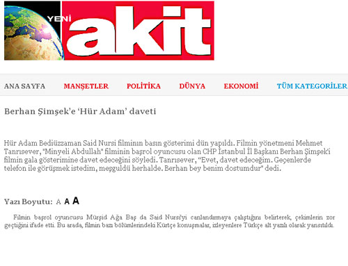 Hür Adam'ı medya böyle gördü 9