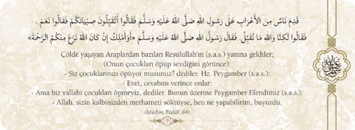 Peygamberimizin Merhamet Hadisleri 10