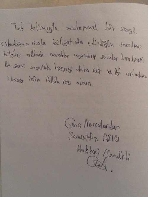 Bediüzzaman Sergisi İzlenimleri 13