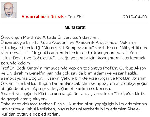 Medyada Münazarat Sempozyumu 14