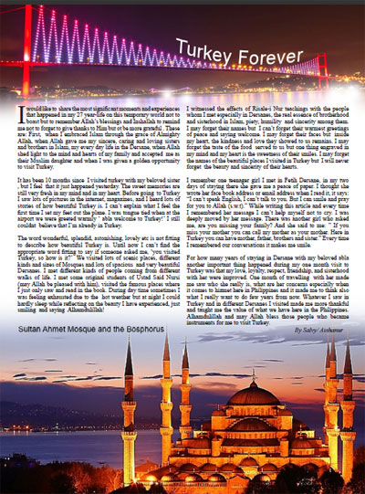 Filipinlerde Risale-i Nur Lahika dergisi 9