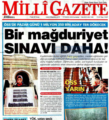 Gazeteler ve andıç 21