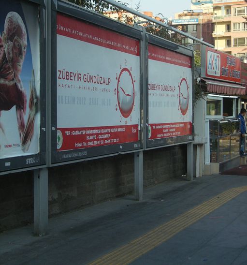 Zübeyir Gündüzalp paneli Ankara Bilboardlarında 10
