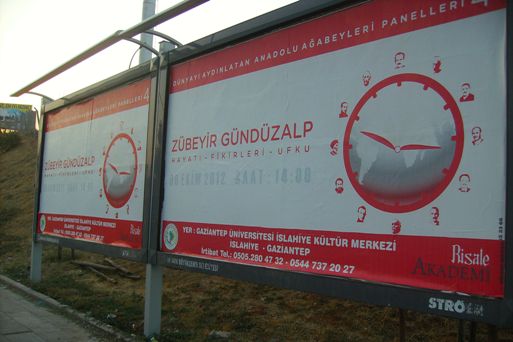 Zübeyir Gündüzalp paneli Ankara Bilboardlarında 12