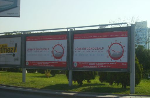Zübeyir Gündüzalp paneli Ankara Bilboardlarında 15